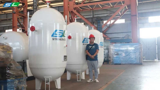 20 Bar 30bar 35 Bar Jotun Paint Customized Water Buffer Vessel N2 Vessel Tank CO2 Receiver Tank